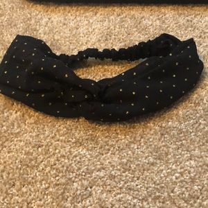 Cute black and gold headband